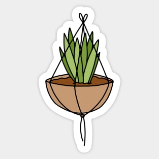 Hanging Plant Holder Sticker